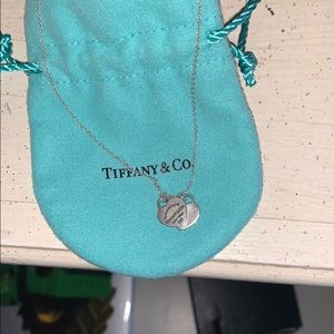 Tiffany and Co double heart pendant